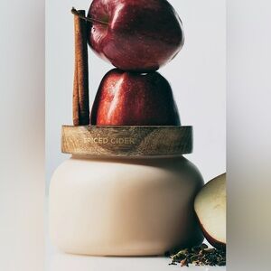 NWT Anthropologie Capri Blue Spiced Cider Candle Matte Natural (Blush) 19 oz